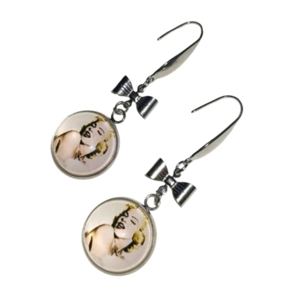 Handcrafted Marilyn Monroe Earrings